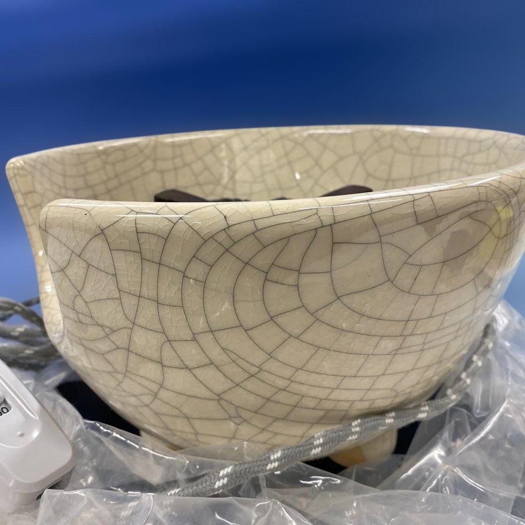 野々田式 風炉型 電熱器　白さつま F412　★直接引取りは5000円★