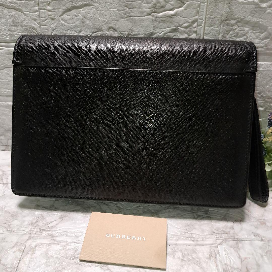 ✨️美品✨️BURBERRY バーバリー　クラッチバックセカンドバック　黒