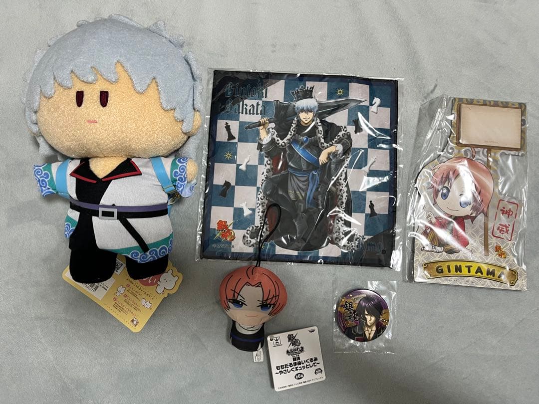 銀魂　坂田銀時　神威　ぬいぐるみ　高杉晋助　缶バッジ　スタンド　まとめ売り
