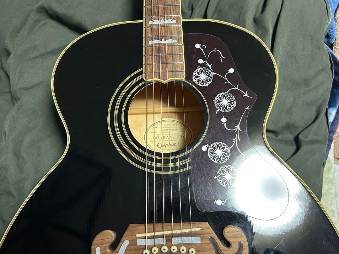 エピフォン　EPIPHONE by Gibson EJ-200 BK ギター