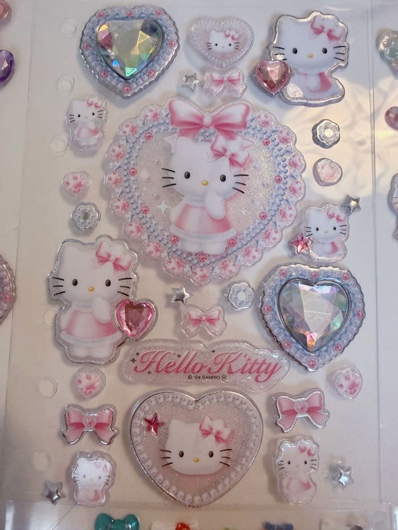 マイメロディ ハローキティ シール帳完成品♡