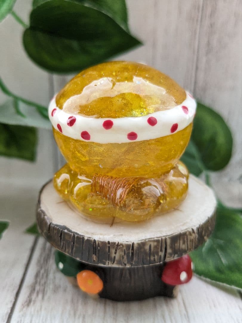 【めぐりん】まっきっきのたこちゃん形オルゴナイト☆他２点