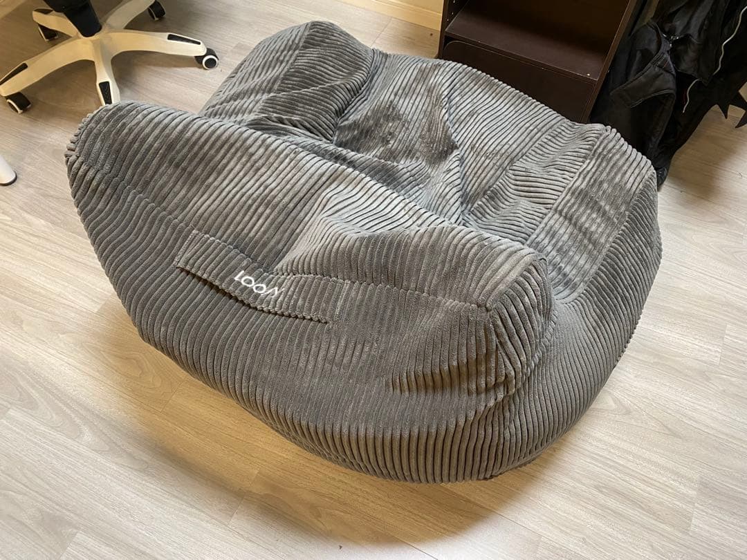 LOOSY 1人掛けビーズソファ Charcoal