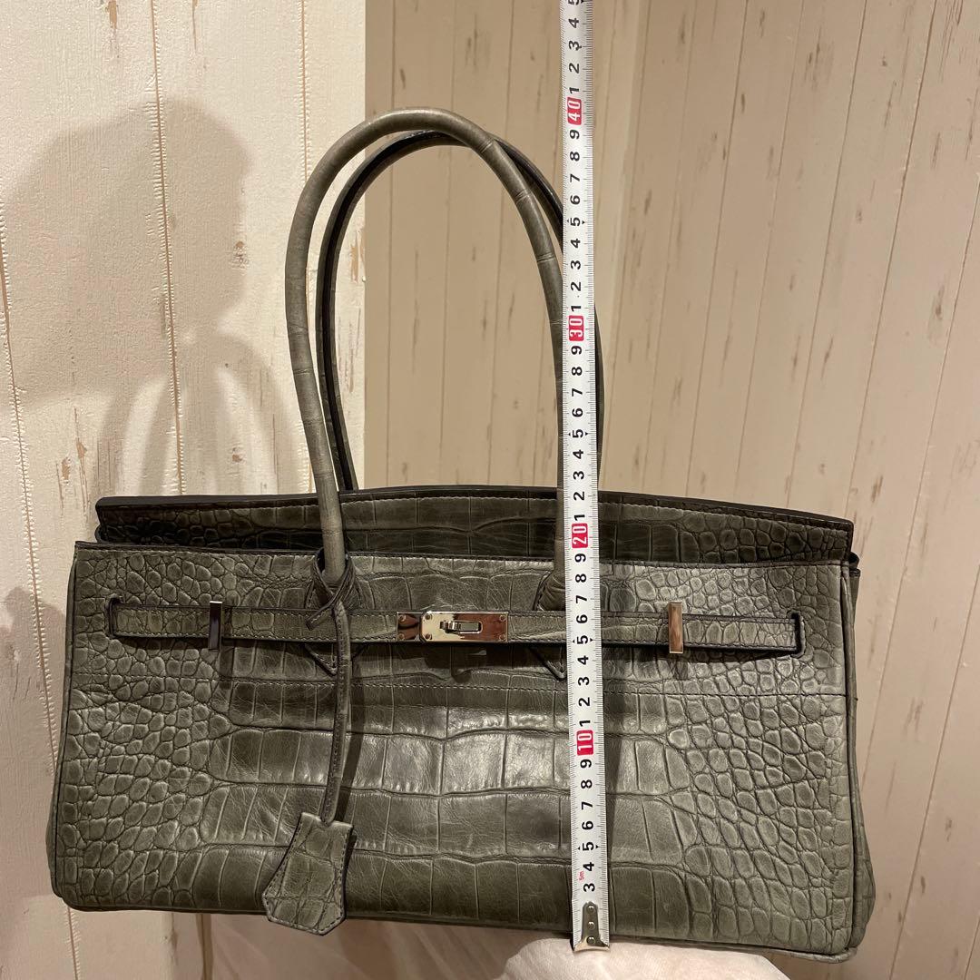 【超美品】銀座オーソドキシー　クロコ革　ショルダーバッグ