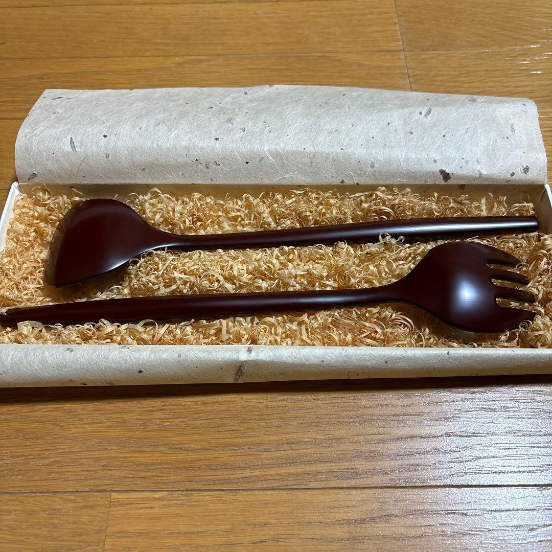 伏見真樹さん作　サラダサーバー