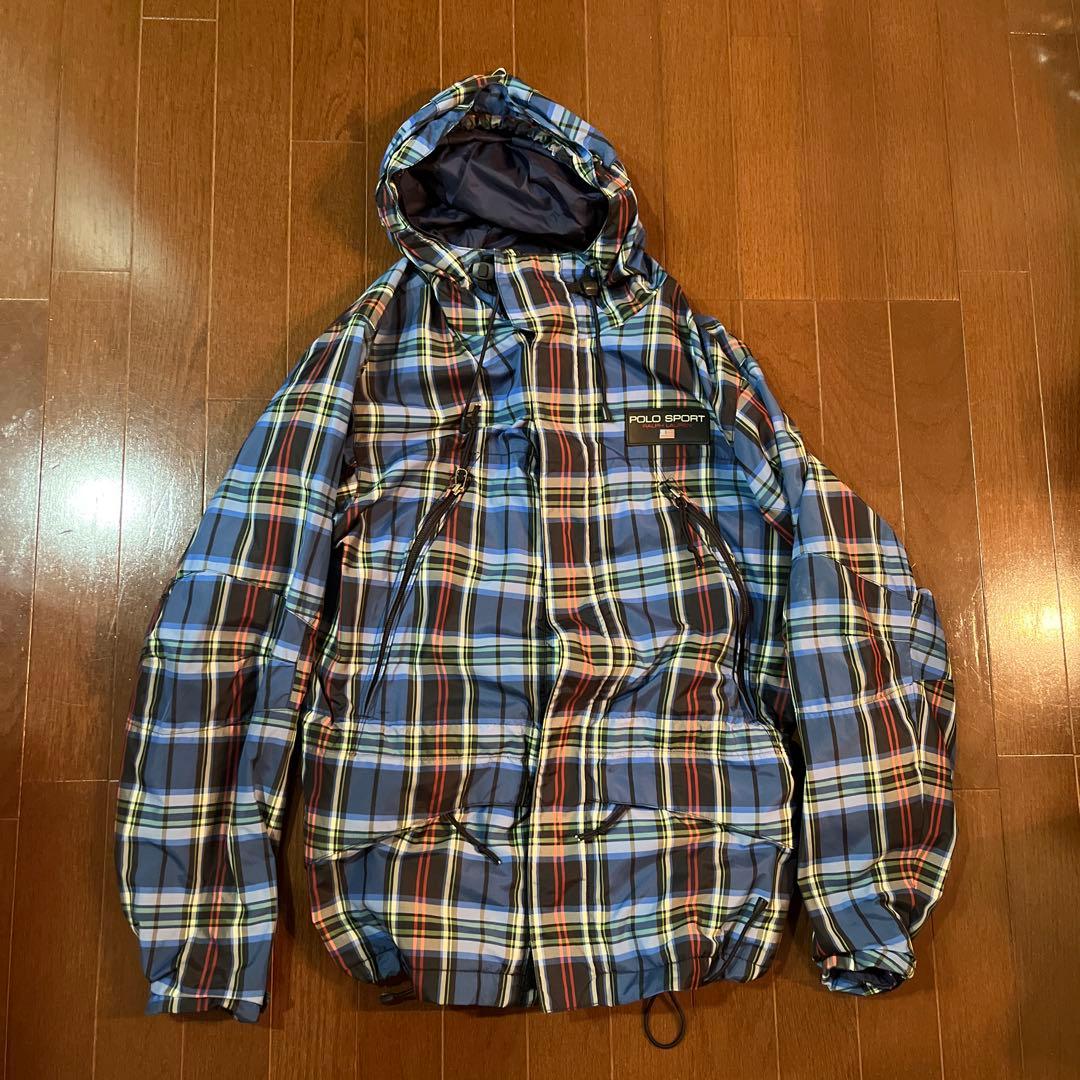 POLO SPORT ナイロンジャケット チェック柄　M 11747391
