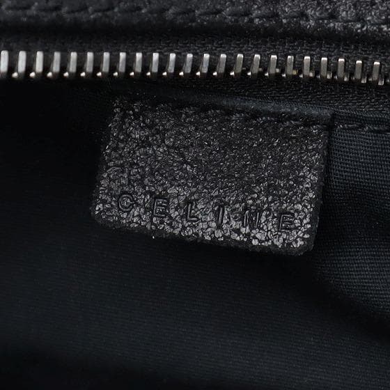 セリーヌ CELINE ヴィンテージ クラック加工 レザー ハンドバッグ