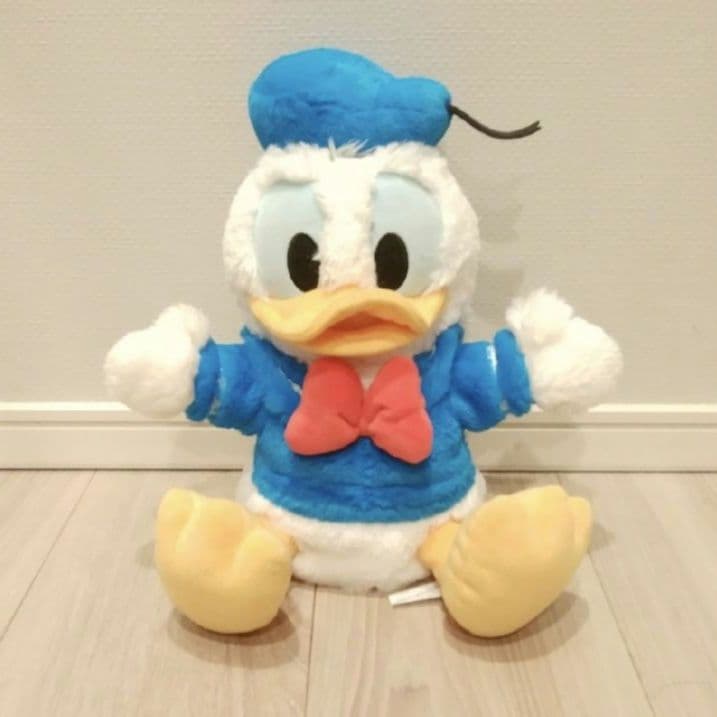 ドナルド 音声付き パペット ぬいぐるみ