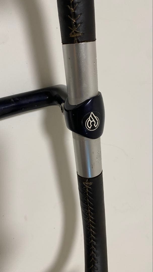 Cinelli アルミハンドル&ステム 革巻きカンパレバー付き