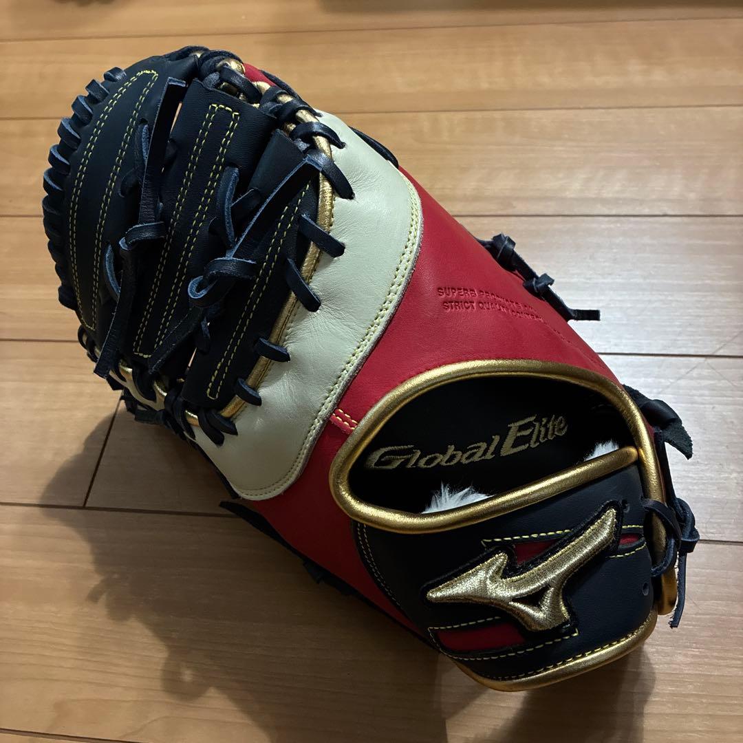 Global Elite 軟式ファースト ∞インフィニティNEO勝色　赤/黒/白