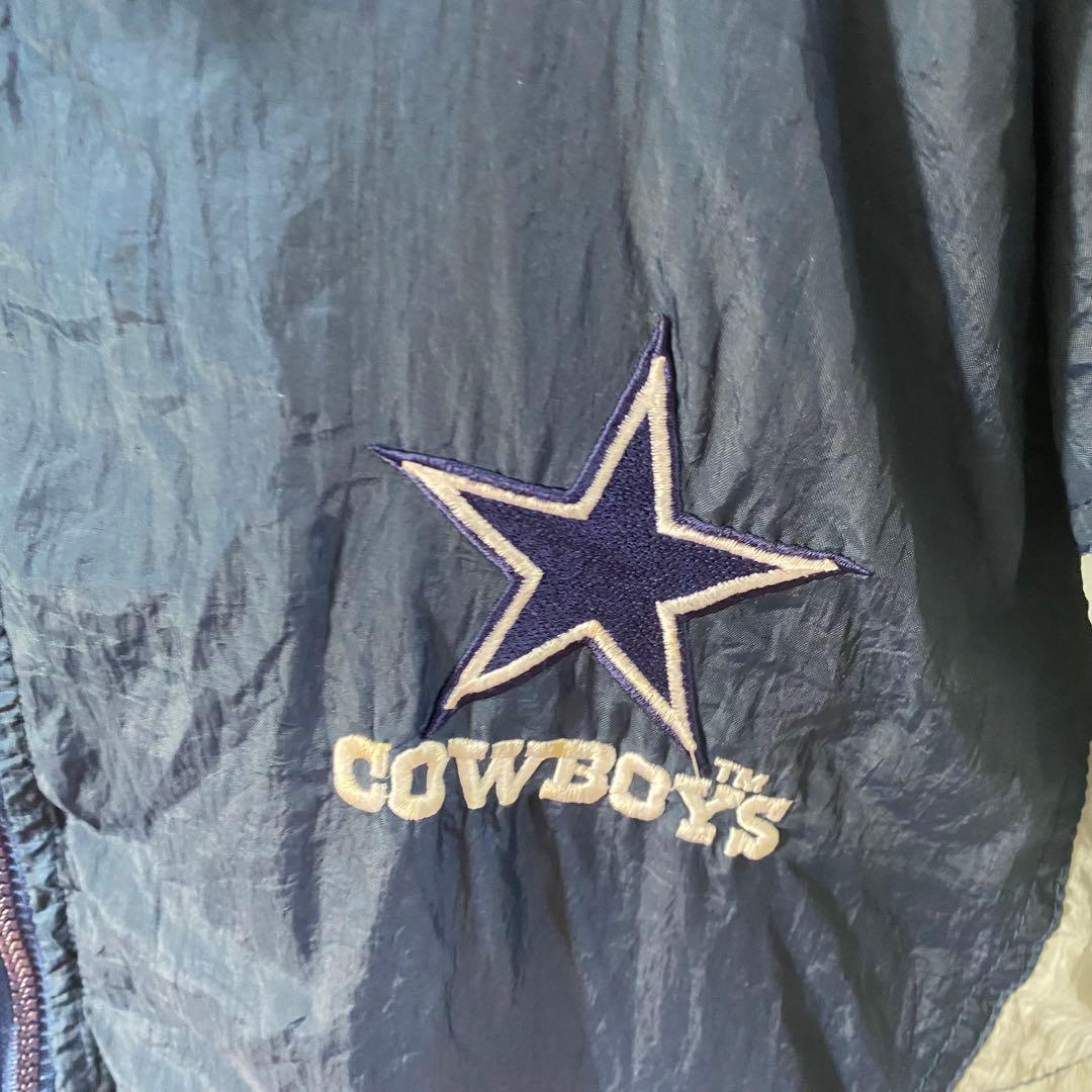 2点セットダラスカウボーイズ　超オーバーサイズ　80s-90sナイロンジャケット