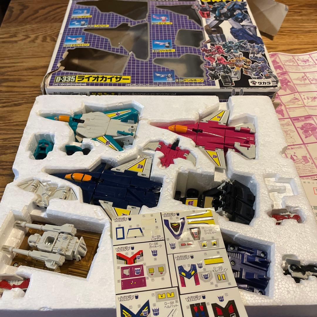 【説明書付】戦え!超ロボット生命体 トランスフォーマー D-335 ライオカイザ