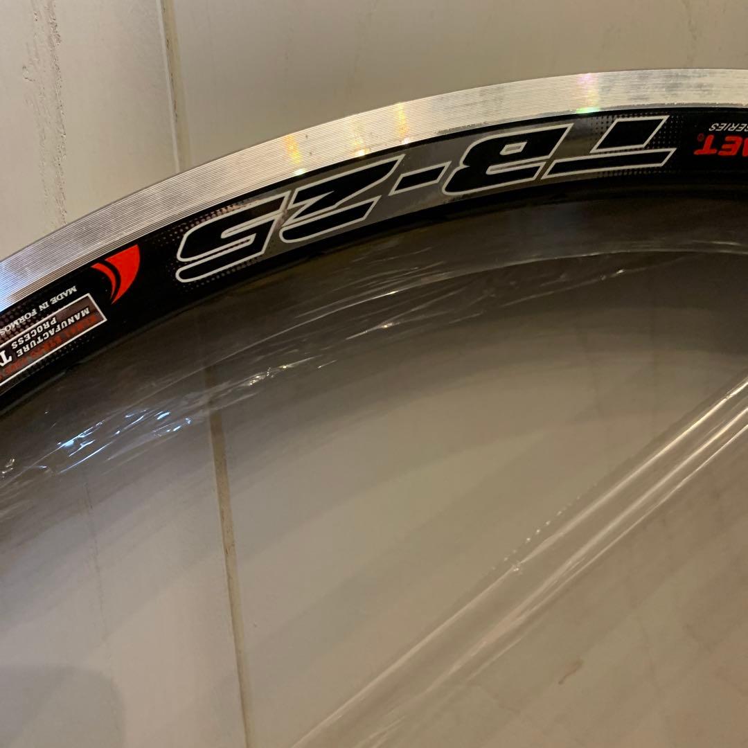 X-EYEMET T-25 チューブラーリム　32H ブラック