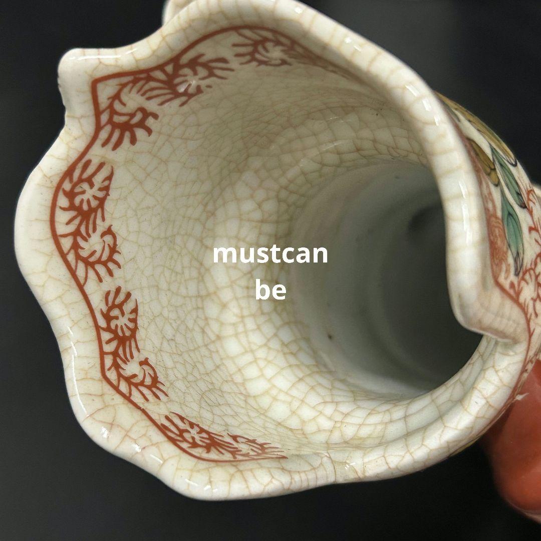 パステル斗彩龍鳳竹節徳利 景徳鎮 陶磁器 装飾品 現代工芸品 美術品 置物