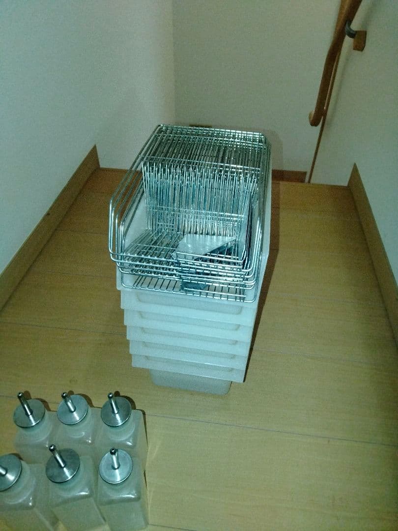 未使用マウス飼育ケージ　小　6台