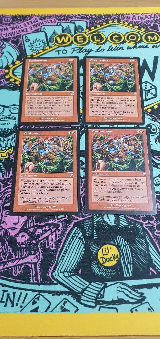 MTG 伏魔殿/Pandemonium TSP 4枚 版