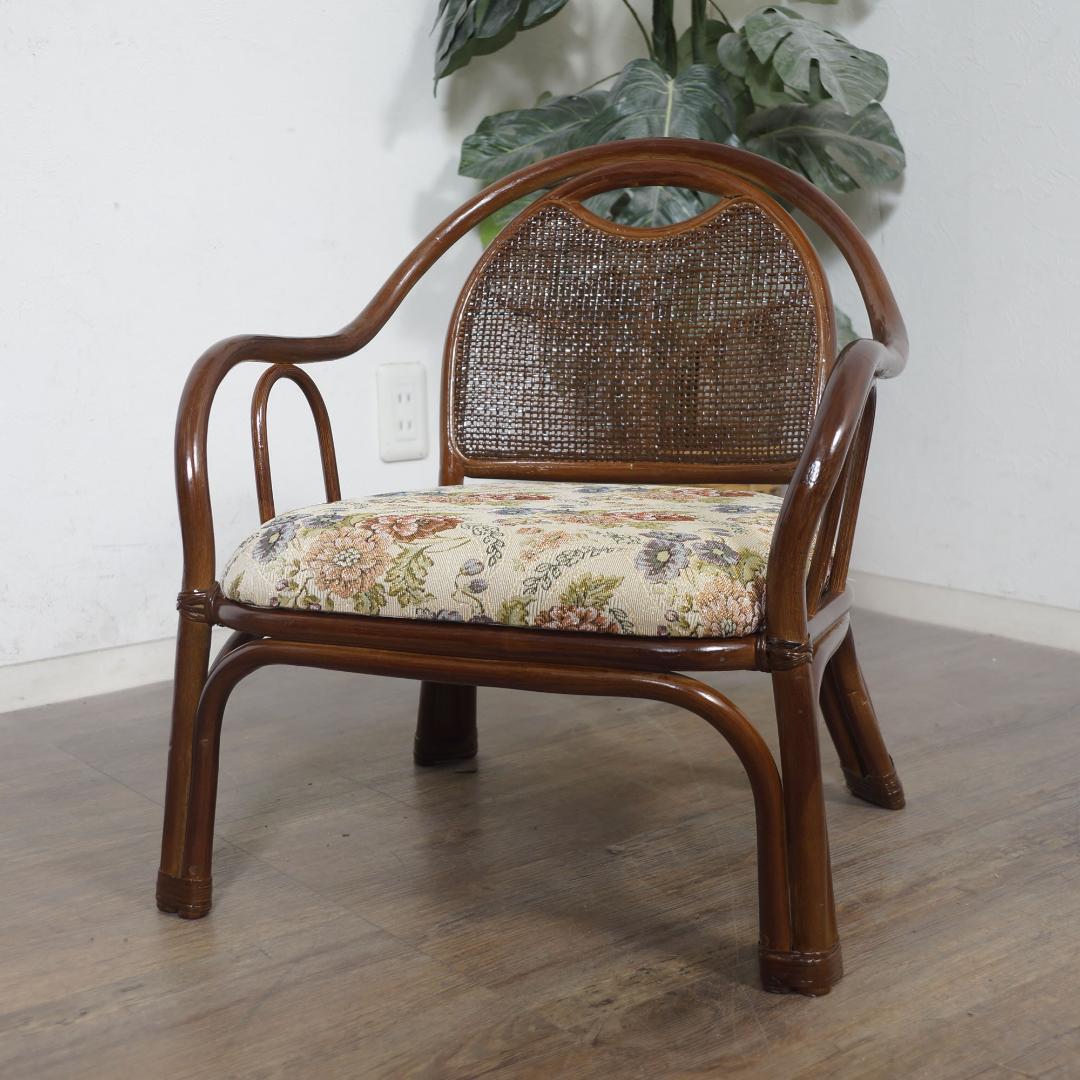 新品　未使用　アジアンテイスト　籐座椅子