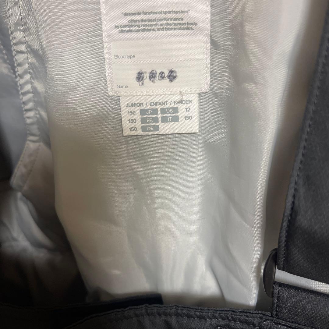 子ども用スキーウェア DESCENTE デサント　150 女の子　ホワイト