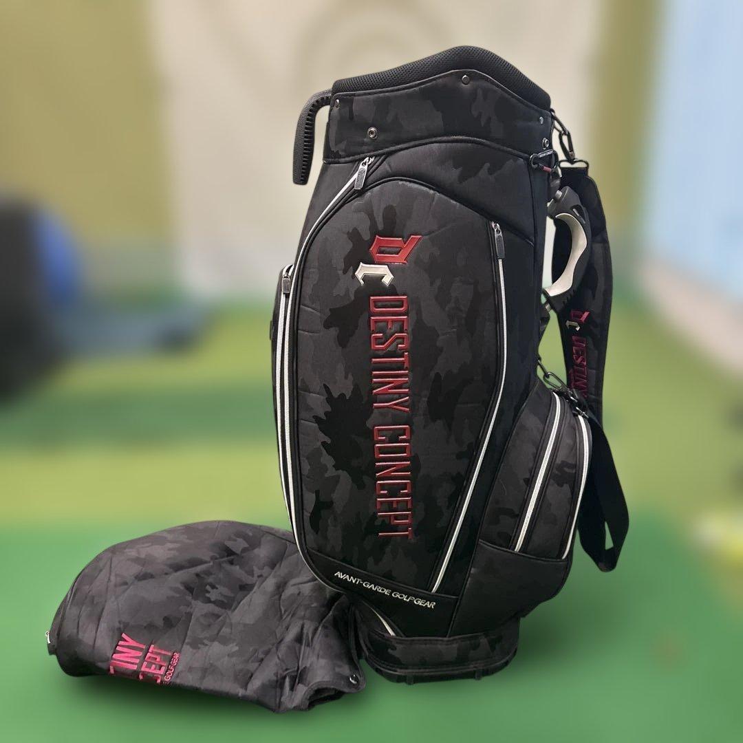 DESTINY CONCEPT サブバック内蔵型 カモフラージュ ゴルフバッグ
