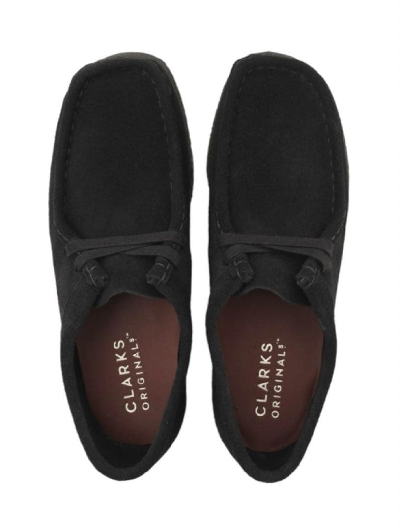 【新品】Clarks クラークス Wallabee ブラック23cm ワラビー