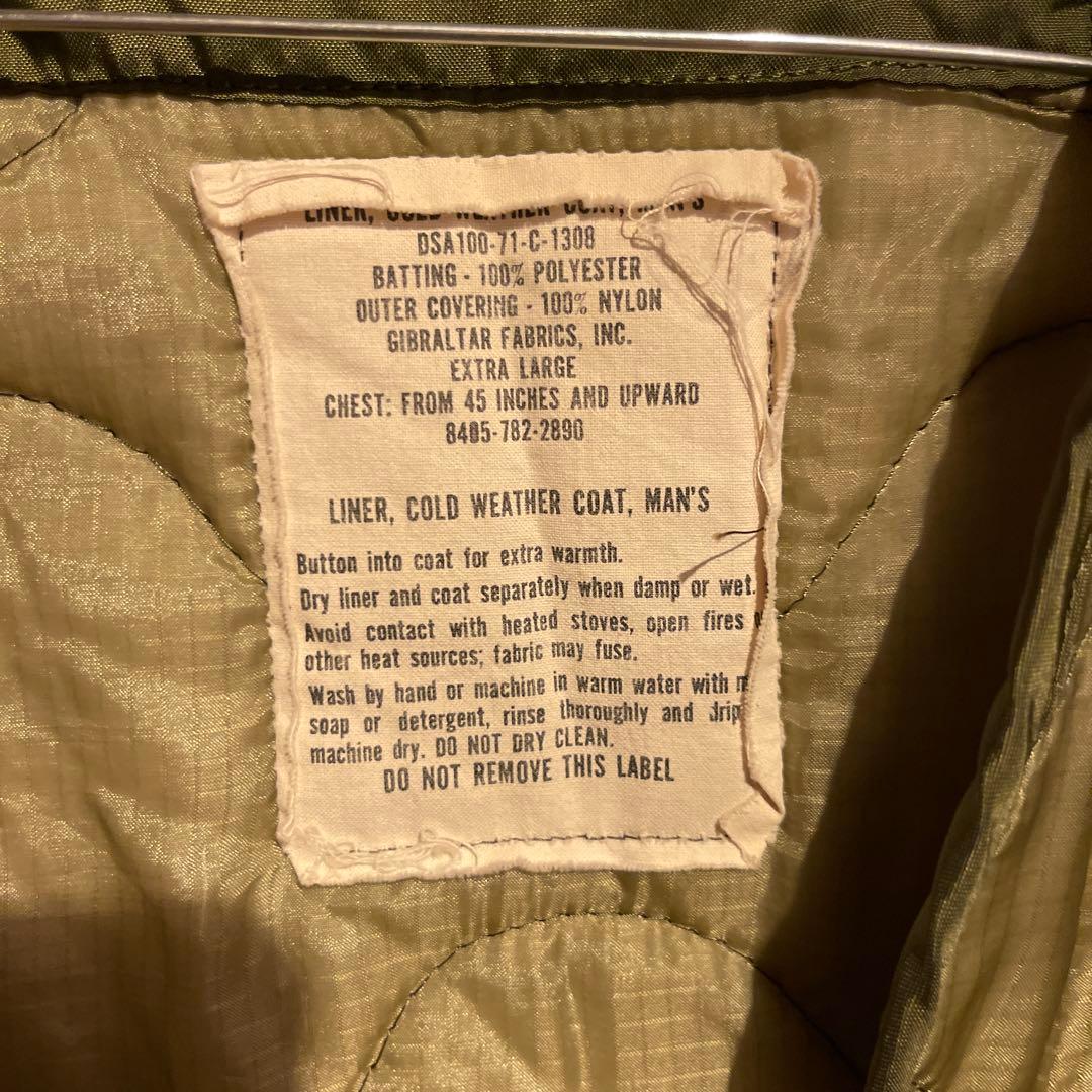 【入手困難】M65 フィッシュテール パーカー キルティング ライナー セット