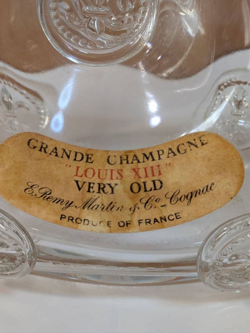 レミーマルタン　ルイ13世　バカラボトル　空き瓶