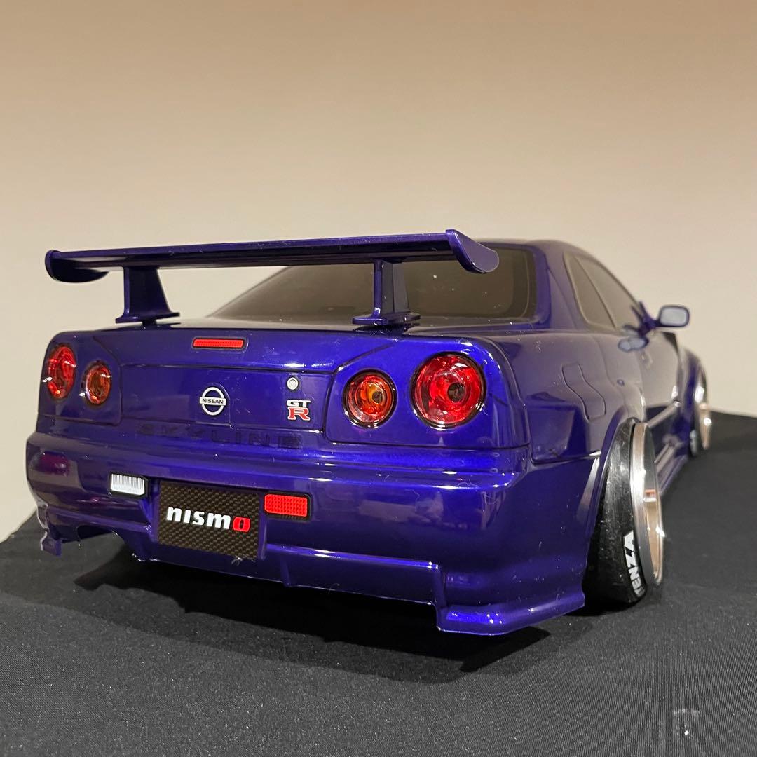タミヤ　日産　スカイラインgt-r r34 1/10 ラジコンボディ　yd-2