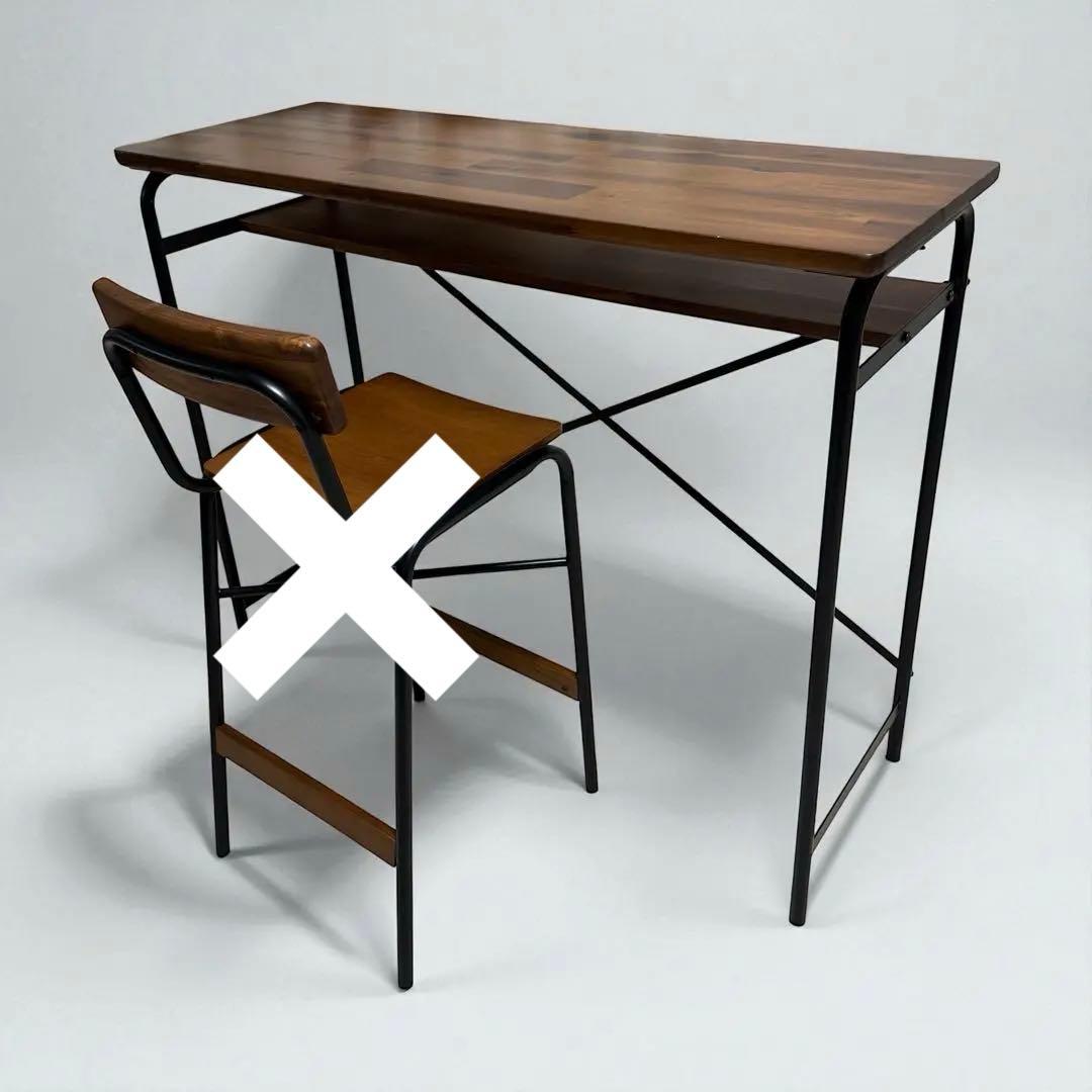 【廃盤】ウニコ　SWELLA カウンターテーブル　アカシア材 アイアン　W110