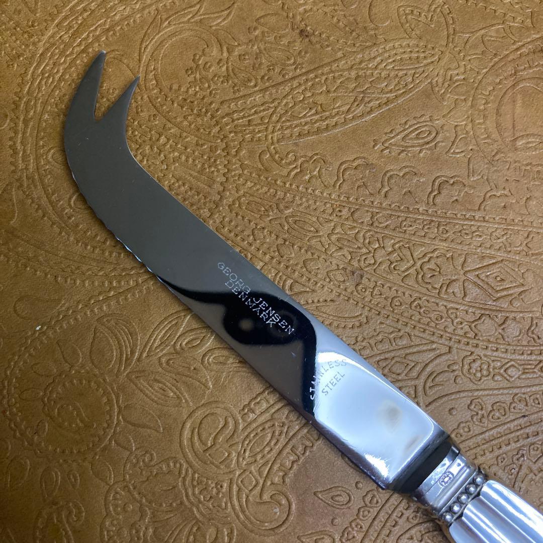 【ジョージジェンセン】純銀/約64g チーズナイフ 17cm【エコーン】