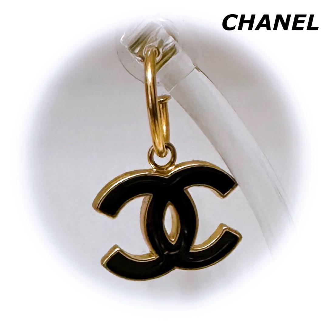 正規品 シャネル CHANEL ピアス ヴィンテージ ココマーク 片耳