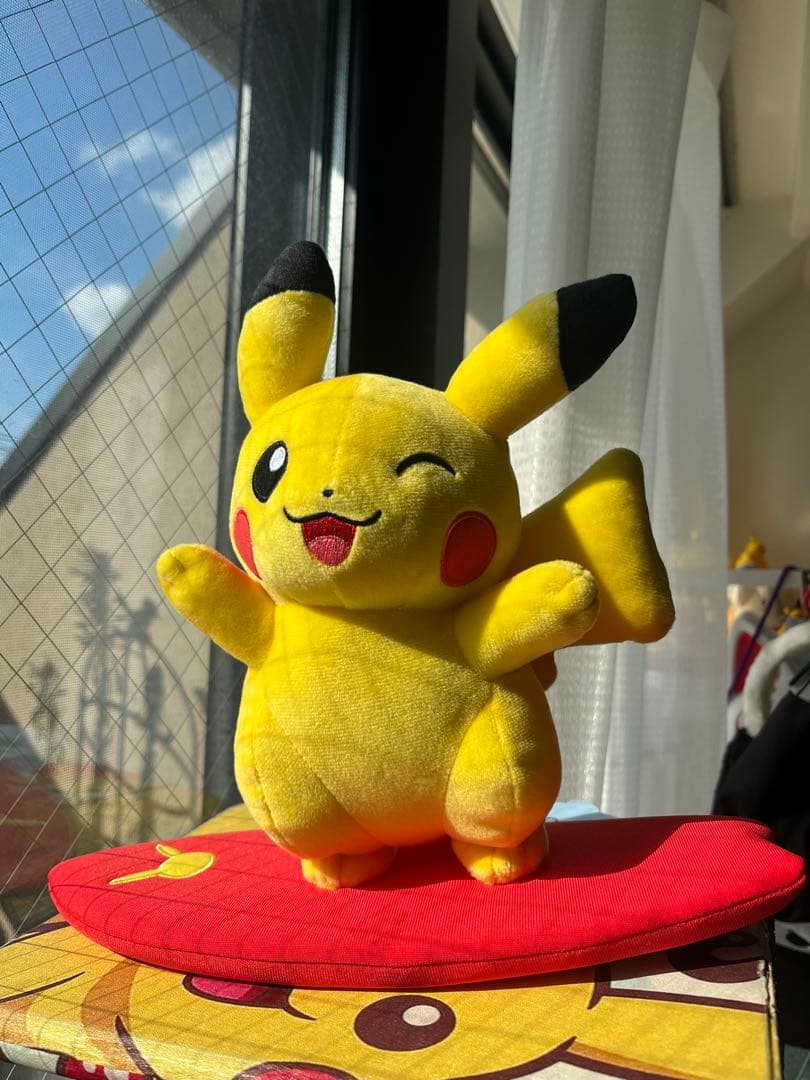 【最終値段】海外限定 ポケモン サーフィンピカチュウ ぬいぐるみ セット