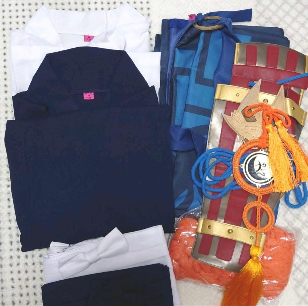 刀剣乱舞　小夜左文字　コスプレ衣装　ウィッグ　靴　番傘　フルセット