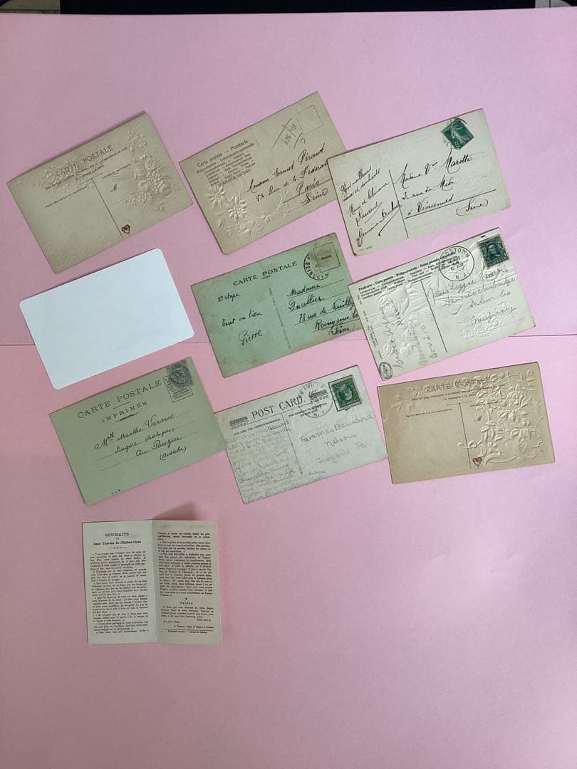 アンティークポストカード 22枚 フランス