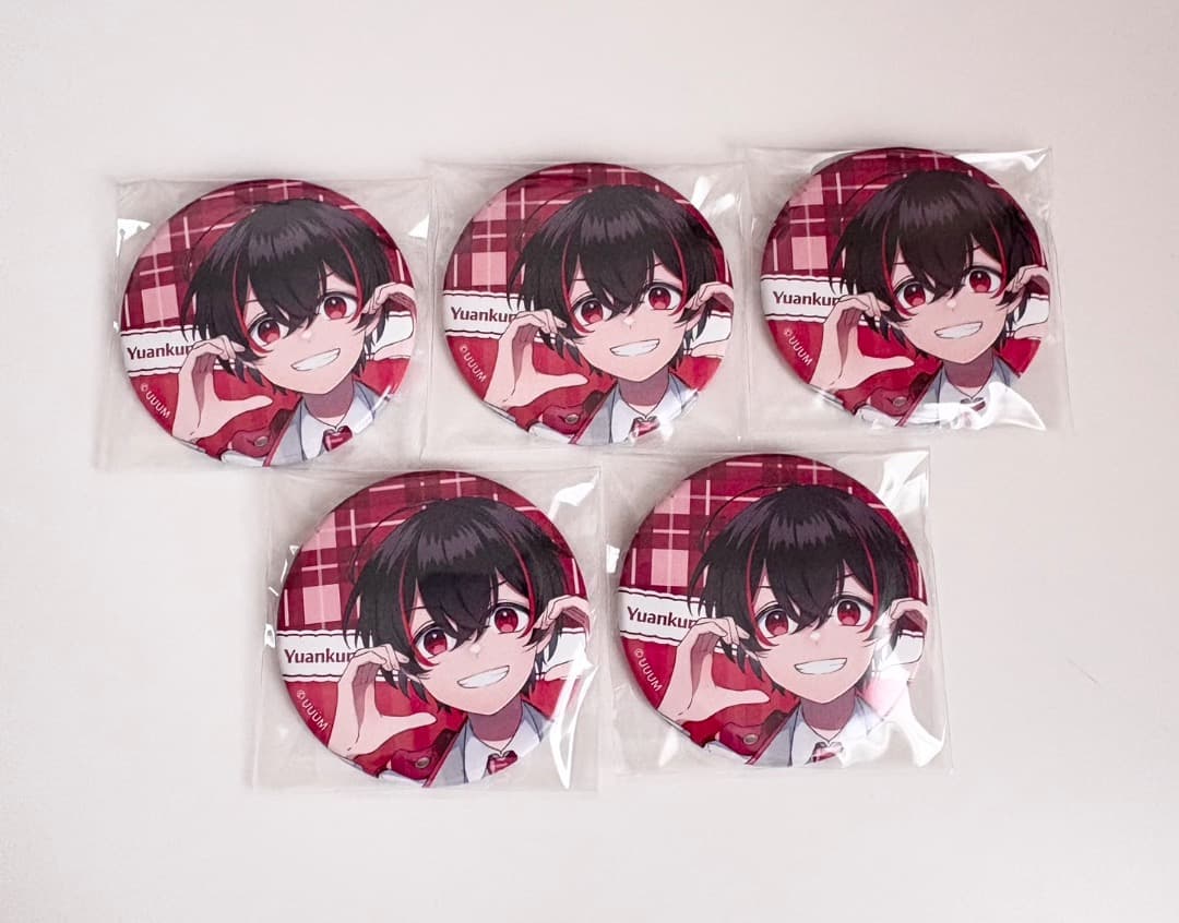 カラフルピーチゆあんくん缶バッジ