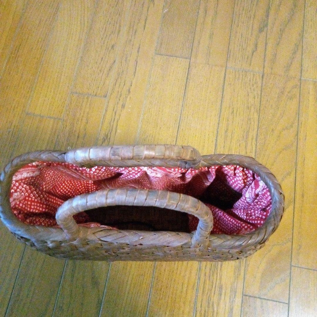 山葡萄網代編みかごバッグ