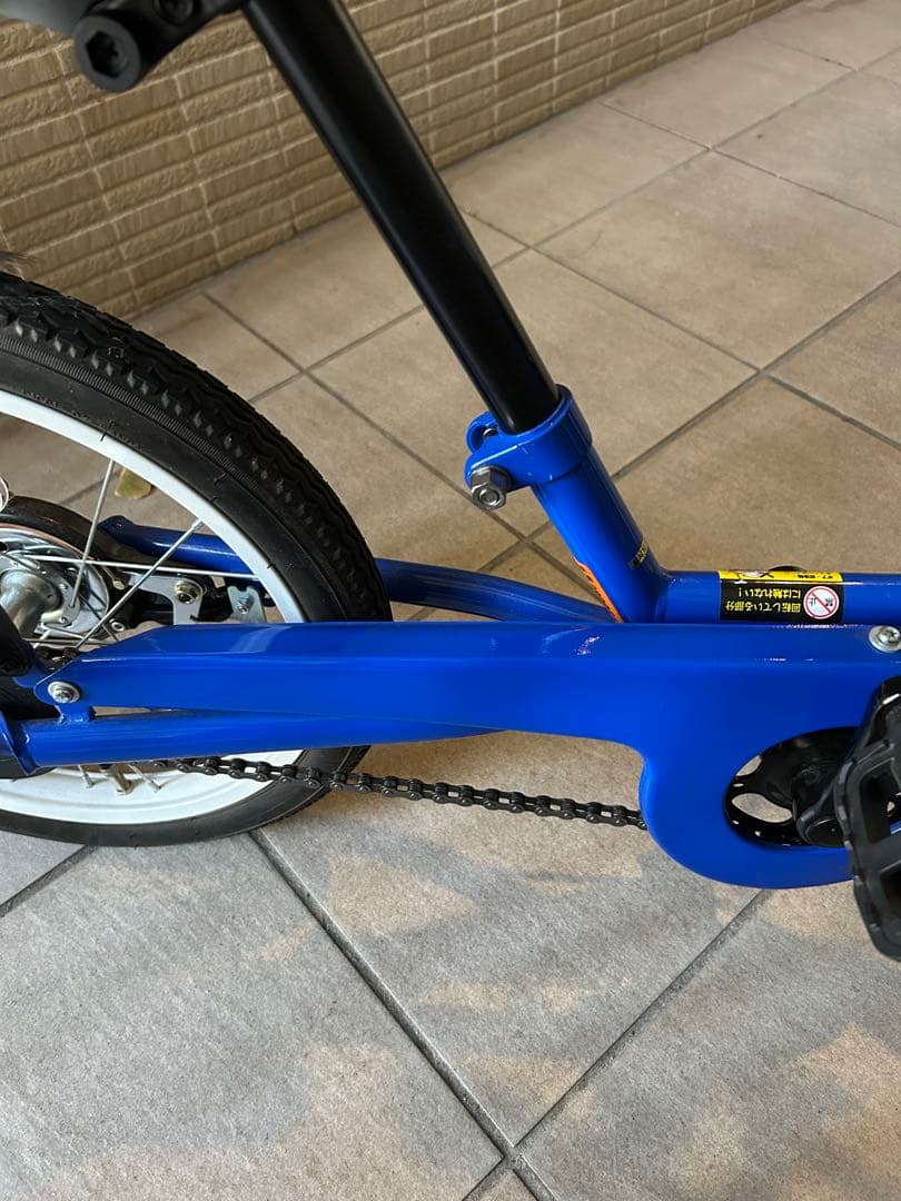 美品☆Peopleケッターサイクル16インチ子供用自転車サファイアブルー