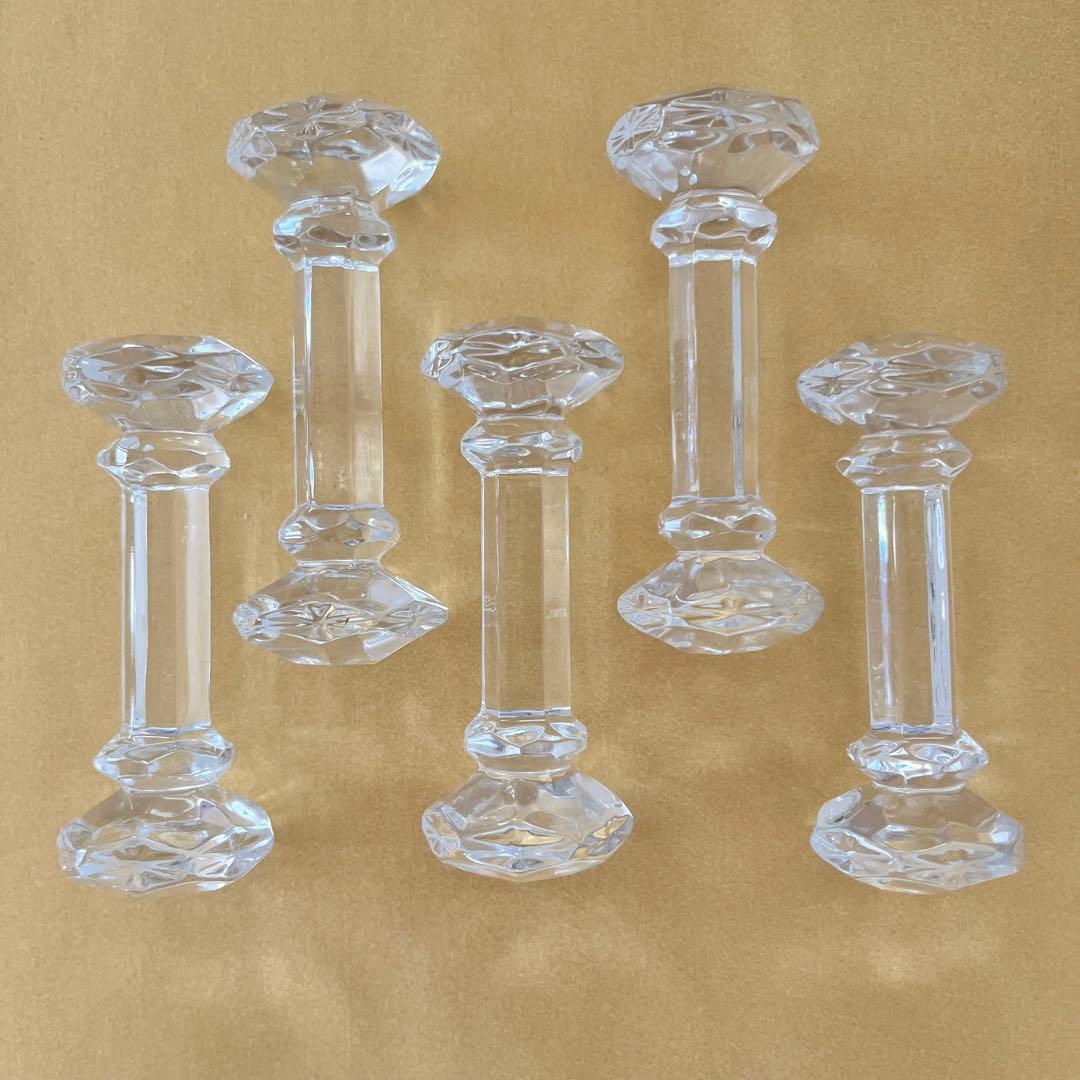 カトラリーレスト サラグレース クリスタル ガラス 5個セット 箸置き