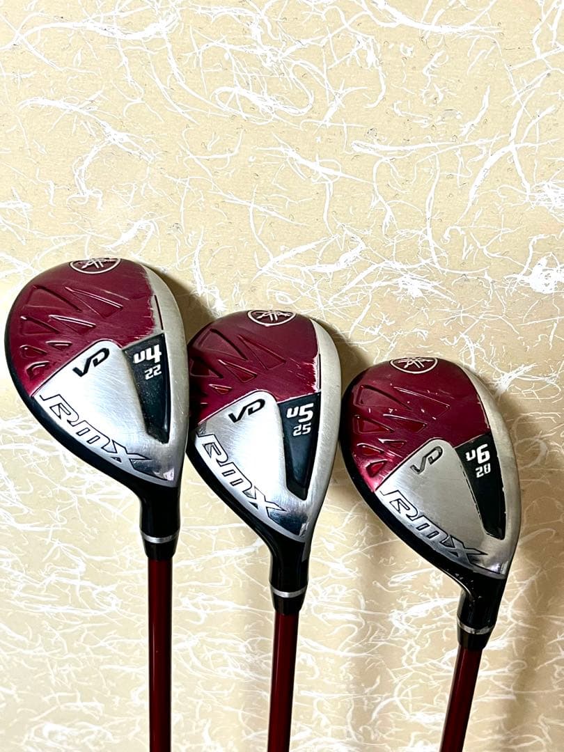 ヤマハRMX VDユーティリティ／U4、U5、U6の3本セット フレックスS