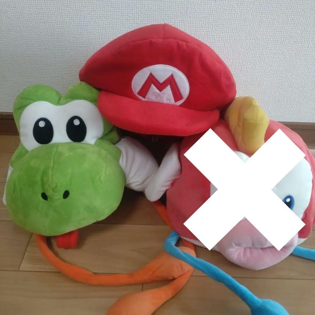 USJ ヨッシー マリオ ぷくぷく　ぬいぐるみハット
