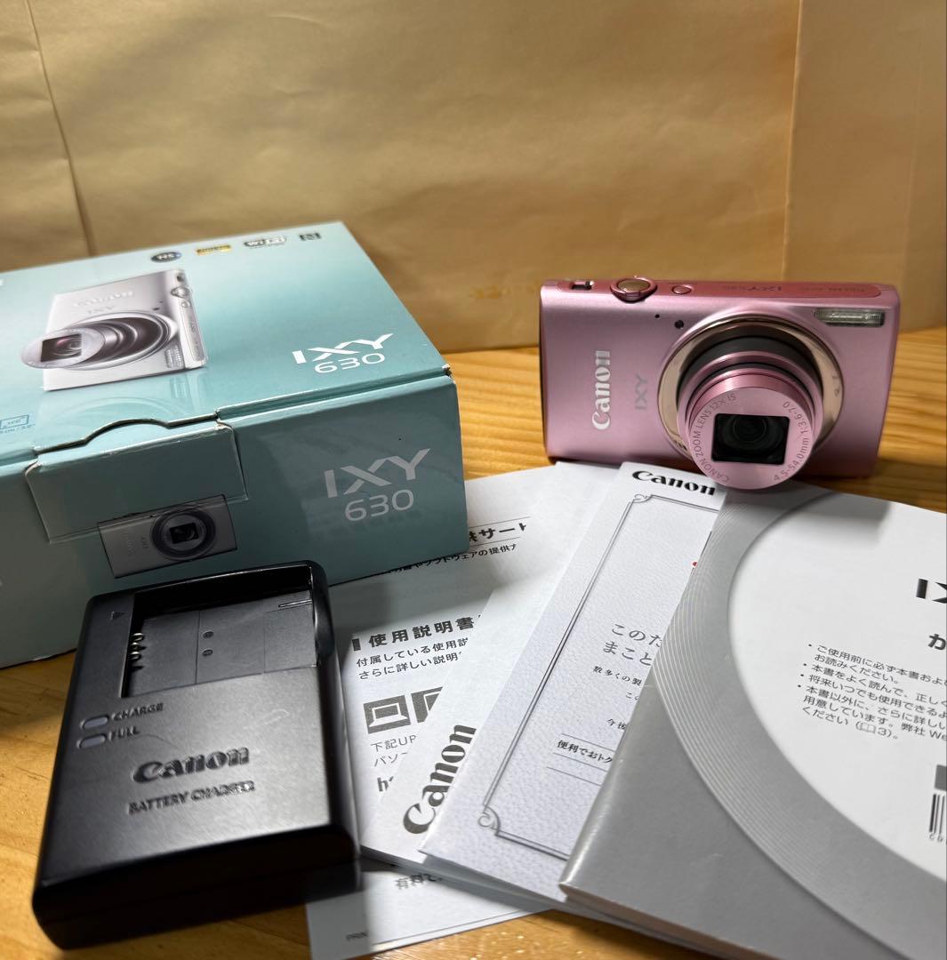 Canon デジタルカメラ IXY 630 ピンク　動作確認済