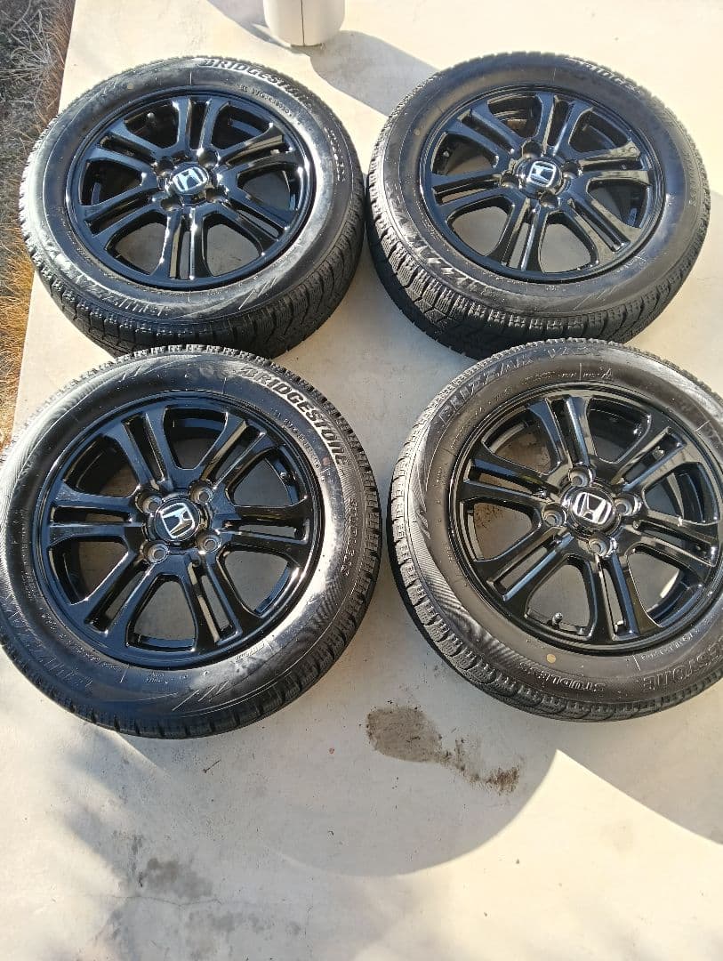はるさま①ブリヂストンスタッドレスタイヤセット155/65R14 14インチ
