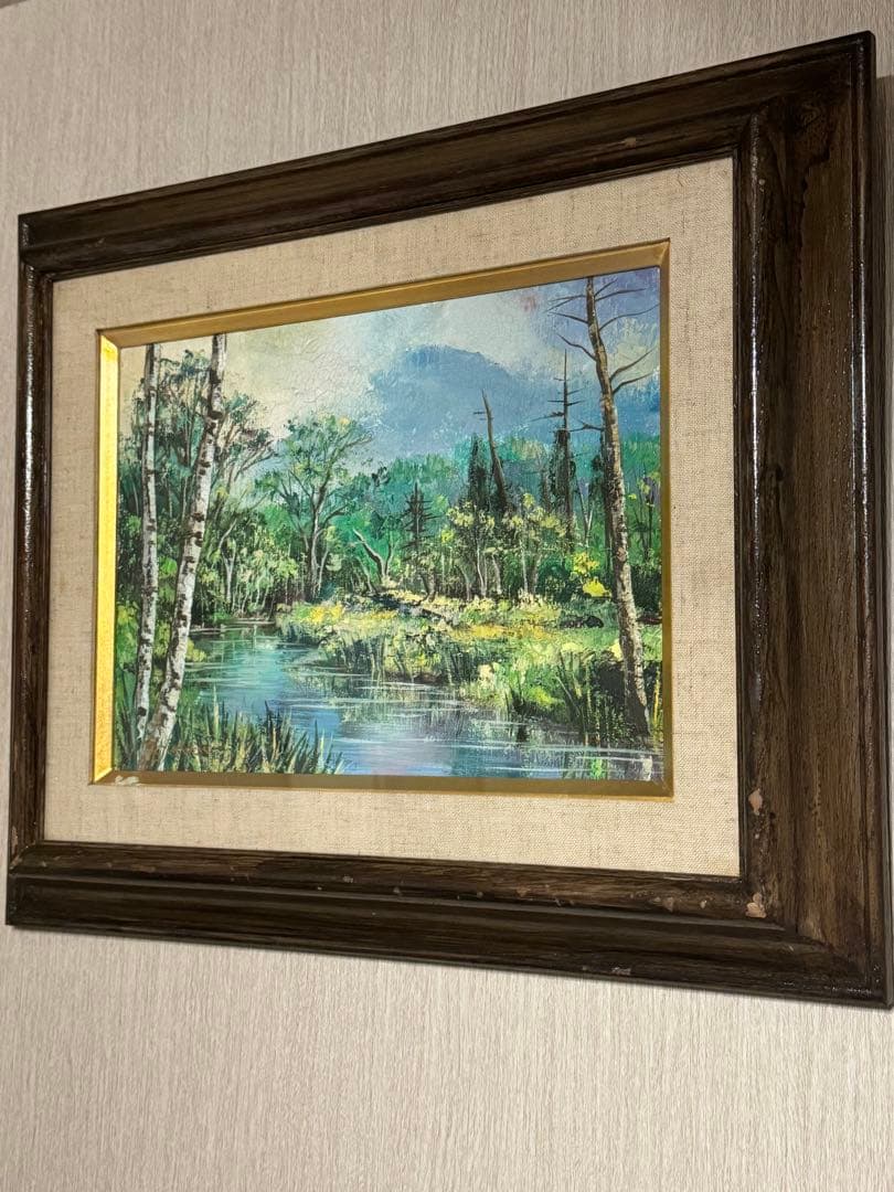 田河 勇造　風景 奥日光　匀河