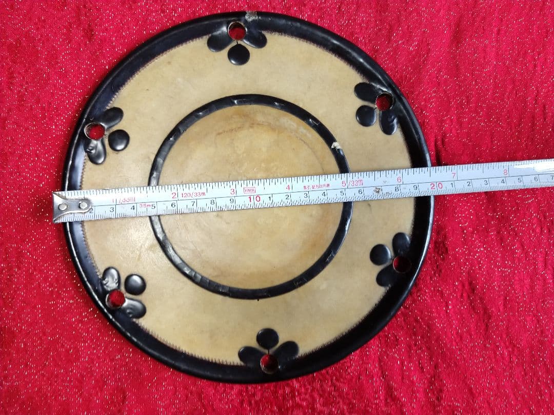 その2 　古い　小鼓　 皮　2枚