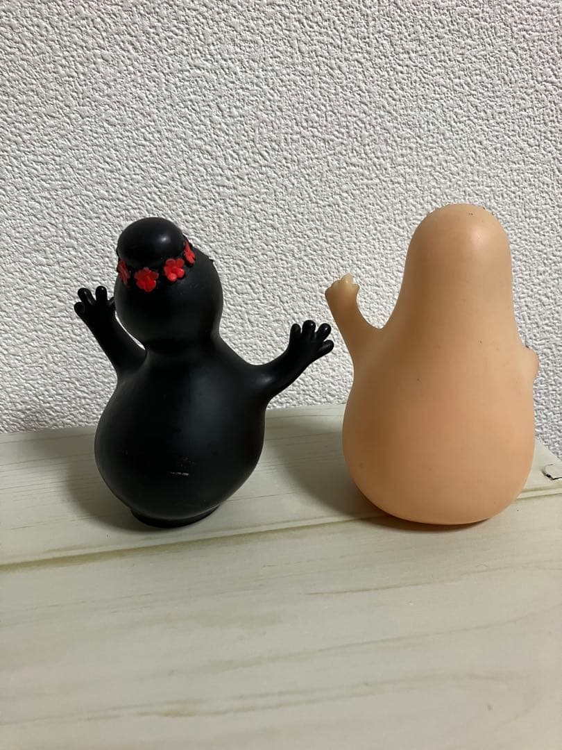 むぎ バーバパパ　ママ　ヴィンテージ　ソフビ人形 1975 当時物