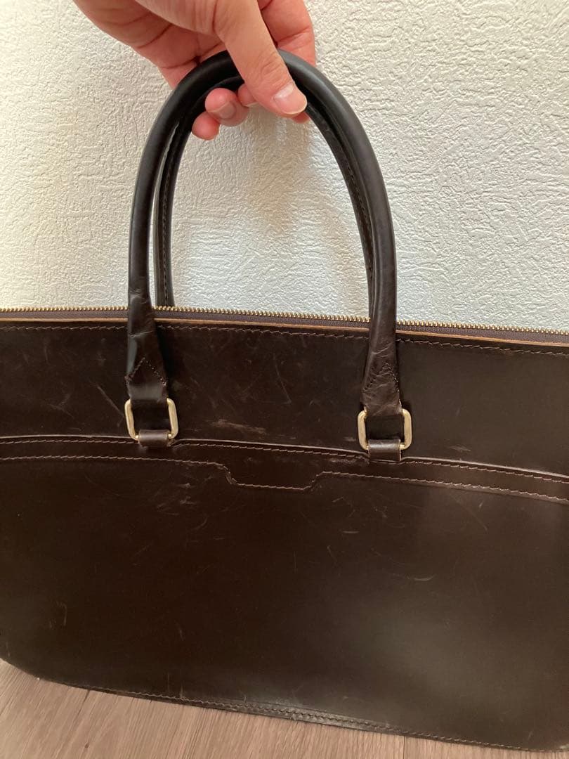 GLEN グレンロイヤル ブライドルレザー ブリーフケース ■美品