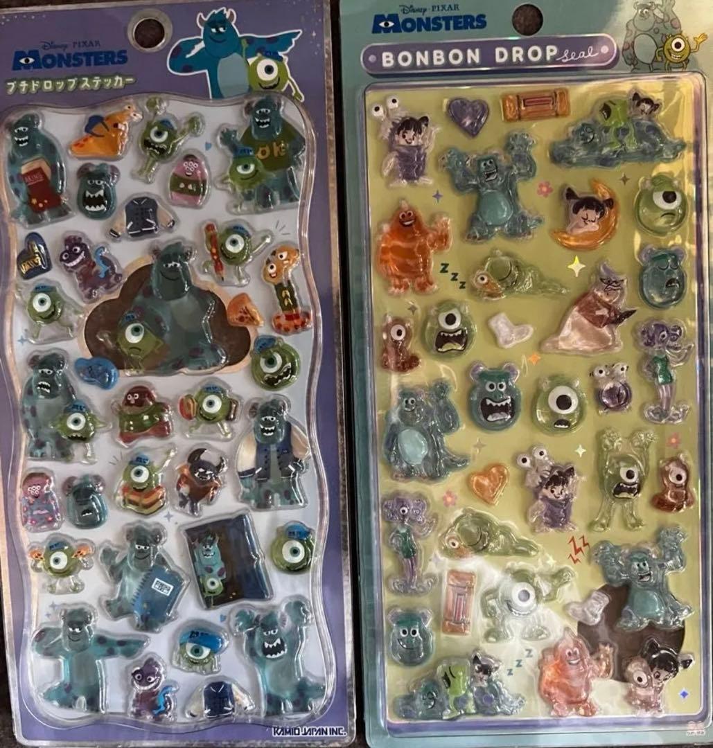 モンスターズインク ボンボンドロップシール プチドロップシール 2種セット