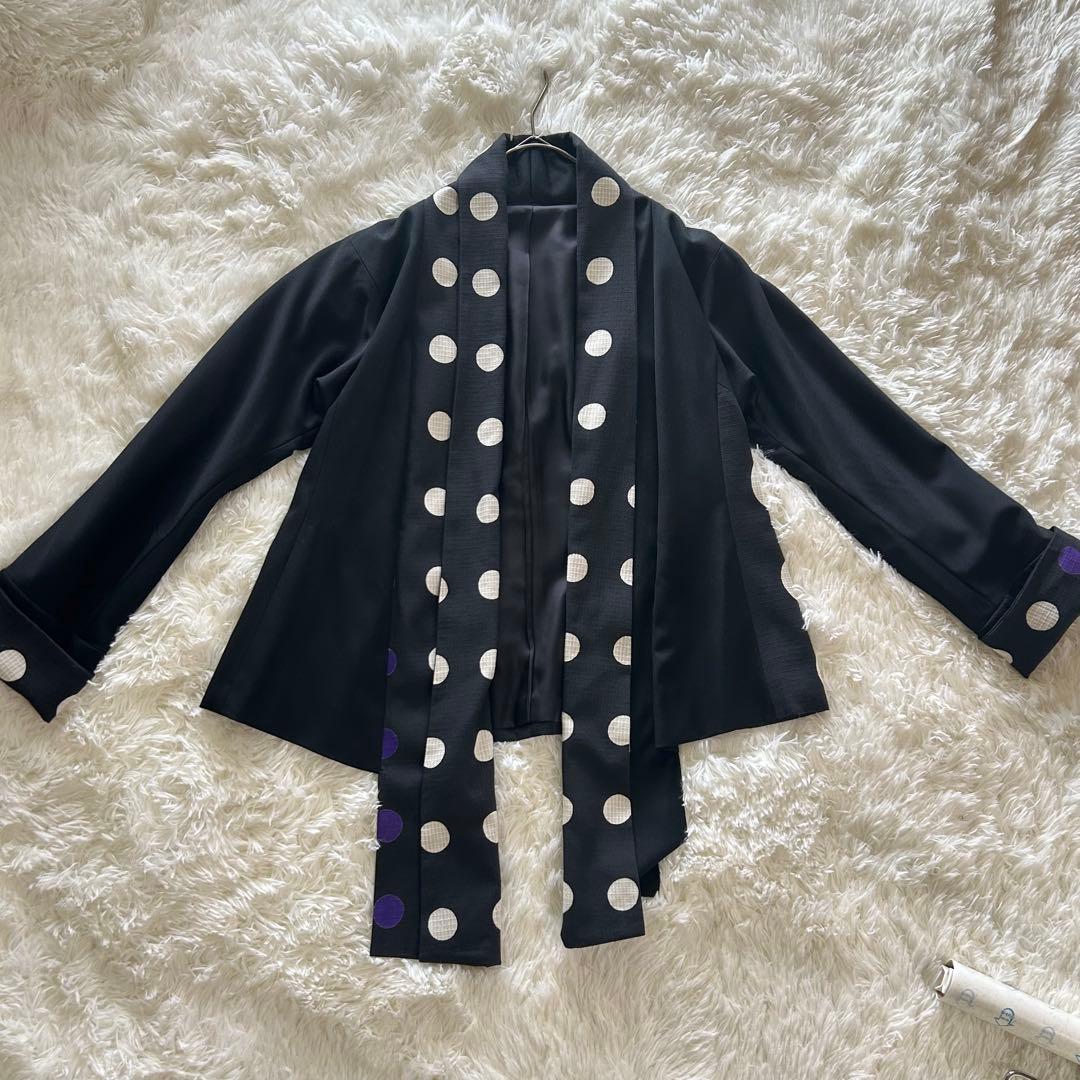 未使用　《希少》センソユニコ　羽織り　長袖　シャツ　水玉　個性的