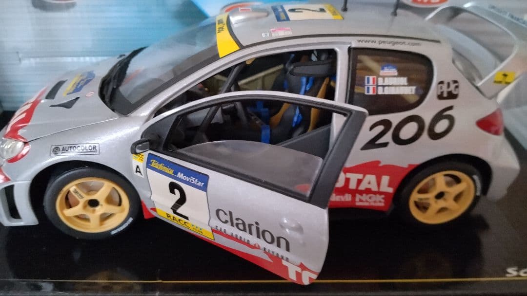【SOLIDO】プジョー206 WRC（1/18）