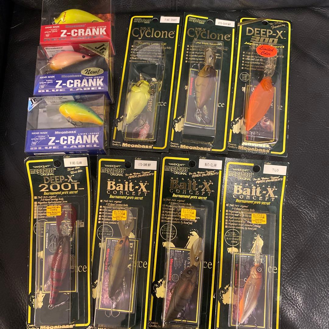 [新品] [未開封] メガバス　クランクベイト10点セット