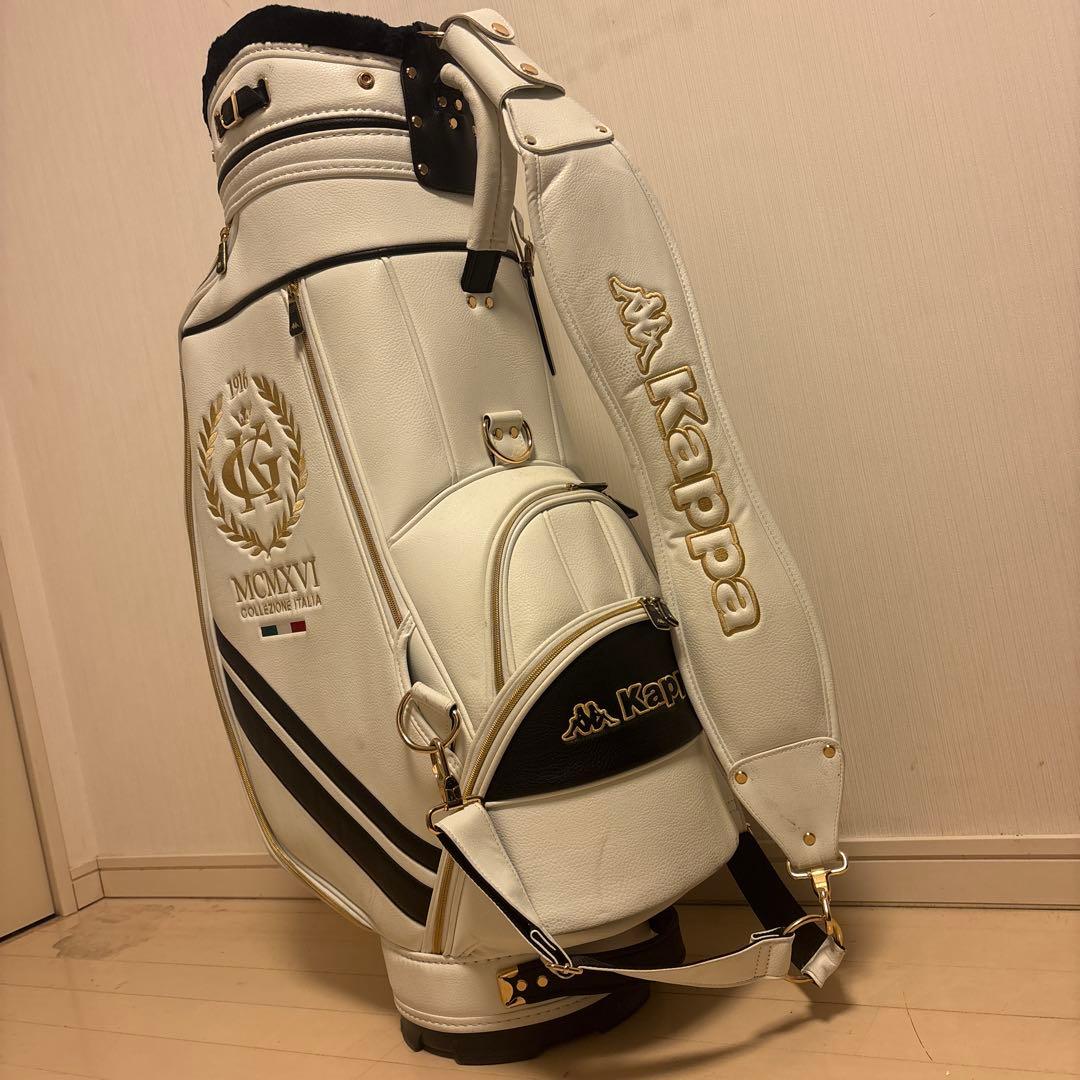 Kappa ホワイトキャディバッグ